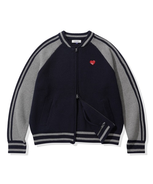 codegraphy(コードグラフィー)の「Raglan Knit Zip-up CBEWUKC340(ニット/セーター・メンズ・レッド/ネイビー・SMALL/MEDIUM/LARGE)」の1枚目の写真