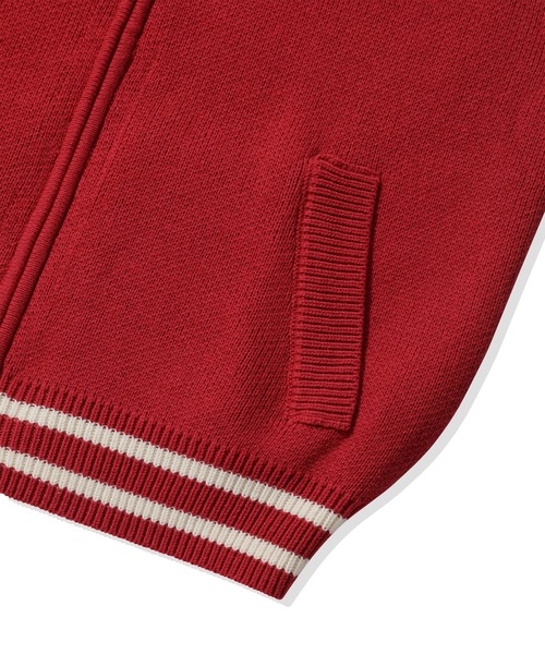 codegraphy(コードグラフィー)の「Raglan Knit Zip-up CBEWUKC340(ニット/セーター・メンズ・レッド/ネイビー・SMALL/MEDIUM/LARGE)」の9枚目の写真