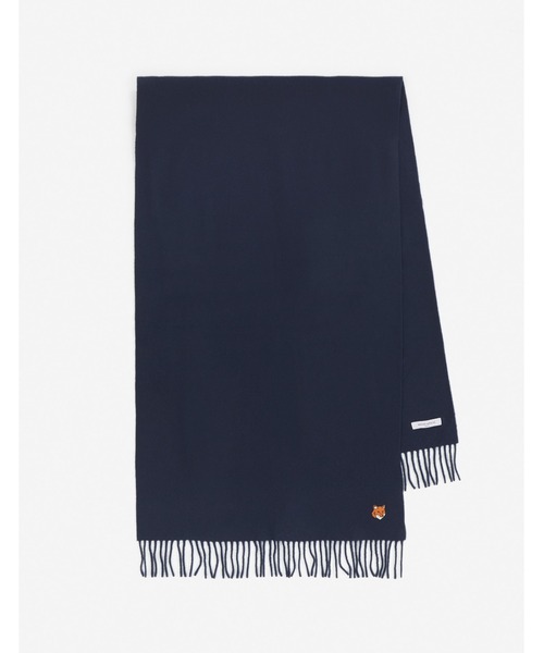 Maison Kitsune（メゾンキツネ）の「FOX HEAD SCARF（マフラー・メンズ・ブラック/アイボリー/ネイビー・U）」の15枚目の写真