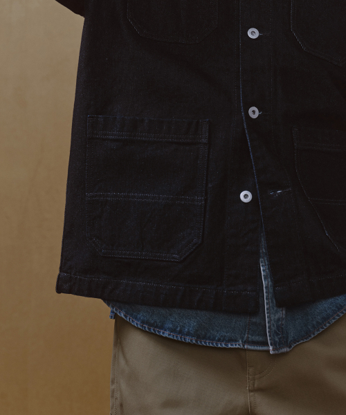 MUSINSA STANDARD（ムシンサスタンダード）の「デニムチョアジャケット [ディープインディゴ]（デニムジャケット・メンズ・その他・MEDIUM/LARGE/X-LARGE/XX-LARGE）」の6枚目の写真