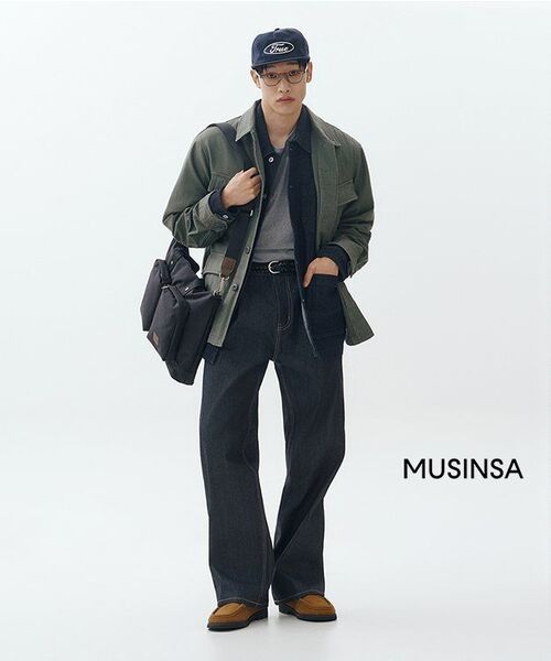 MUSINSA STANDARD（ムシンサスタンダード）の「デニムチョアジャケット [ディープインディゴ]（デニムジャケット・メンズ・その他・MEDIUM/LARGE/X-LARGE/XX-LARGE）」の12枚目の写真
