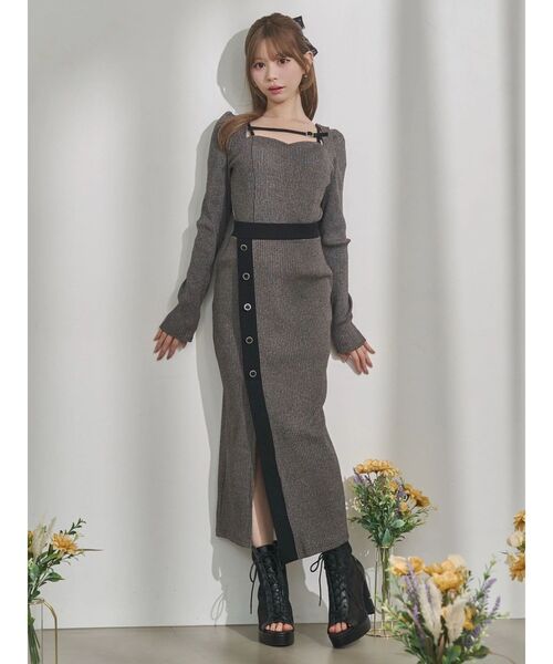 EATME（イートミー）の「ベルテッドリブTOP（Tシャツ/カットソー・レディース・ピンク/グレー/ブラック・FREE）」の15枚目の写真