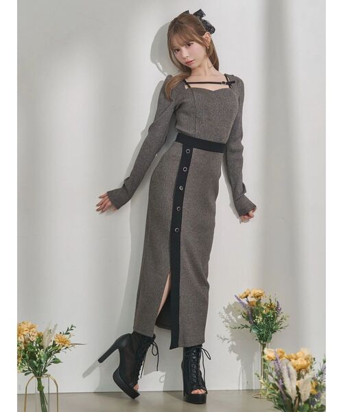 EATME（イートミー）の「ベルテッドリブTOP（Tシャツ/カットソー・レディース・ピンク/グレー/ブラック・FREE）」の16枚目の写真