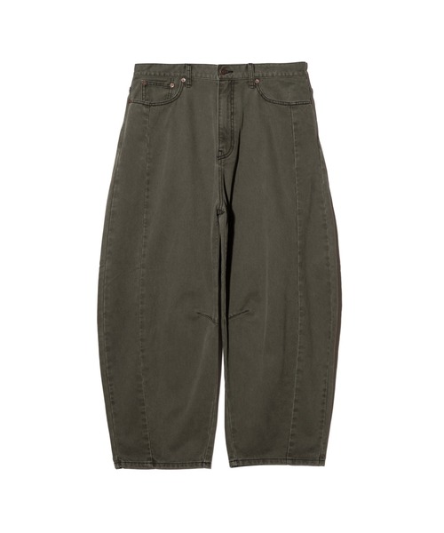 glamb（グラム）の「Color Barrel Denim / カラーバレルデニム（デニムパンツ・メンズ・グリーン系その他/グリーン/ブラック/アイボリー・S/M/L）」の7枚目の写真