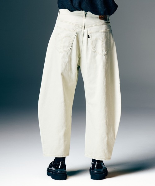 glamb（グラム）の「Color Barrel Denim / カラーバレルデニム（デニムパンツ・メンズ・グリーン系その他/グリーン/ブラック/アイボリー・S/M/L）」の12枚目の写真