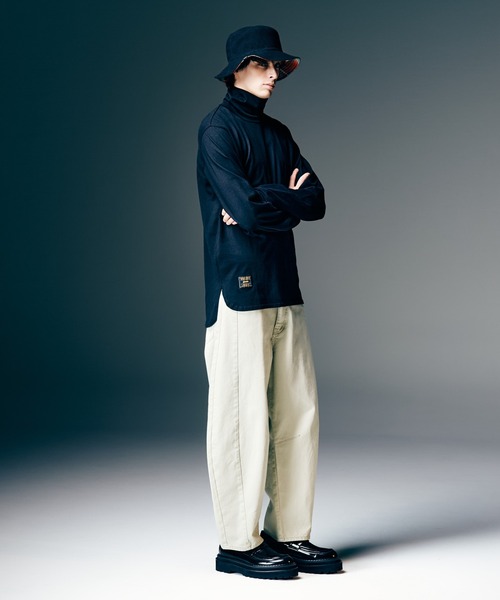 glamb（グラム）の「Color Barrel Denim / カラーバレルデニム（デニムパンツ・メンズ・グリーン系その他/グリーン/ブラック/アイボリー・S/M/L）」の17枚目の写真