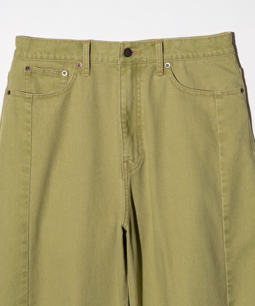 glamb（グラム）の「Color Barrel Denim / カラーバレルデニム（デニムパンツ・メンズ・グリーン系その他/グリーン/ブラック/アイボリー・S/M/L）」の5枚目の写真