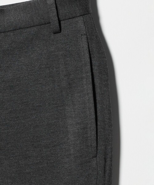 A DAY IN THE LIFE UNITED ARROWS(アデイインザライフユナイテッドアローズ)の「メランジ ミルド ジャージーノープリーツスラックス-セットアップ対応-<A DAY IN THE LIFE>(スラックス・メンズ・オリーブ/ダークグレー/ネイビー・XL/M/S/L)」の11枚目の写真