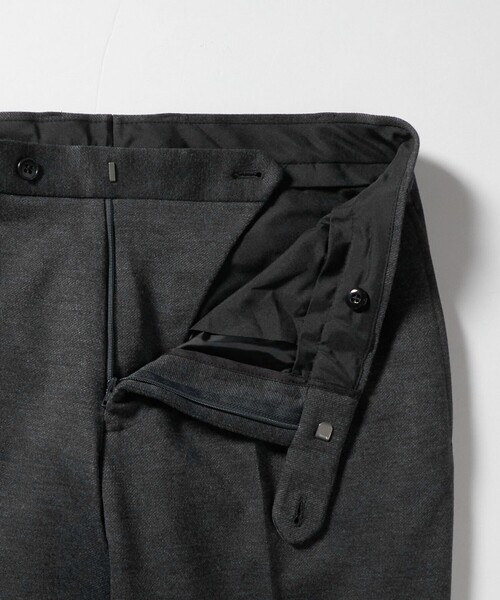A DAY IN THE LIFE UNITED ARROWS(アデイインザライフユナイテッドアローズ)の「メランジ ミルド ジャージーノープリーツスラックス-セットアップ対応-<A DAY IN THE LIFE>(スラックス・メンズ・オリーブ/ダークグレー/ネイビー・XL/M/S/L)」の14枚目の写真
