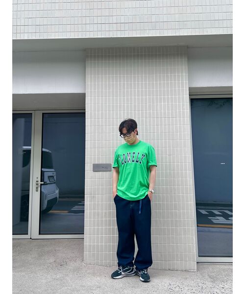 NOHANT(ノアン)の「LONELY/LOVELY SHORT SLEEVE T SHIRT RED CREAM(Tシャツ/カットソー・メンズ・アイボリー・MEDIUM/SMALL/LARGE)」の2枚目の写真