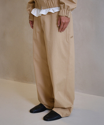 UNIFORM COTTON CHINO PANTS (BEIGE)