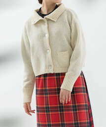 nop de nod | シェットランドウールショート2wayセーター(カーディガン/ボレロ)