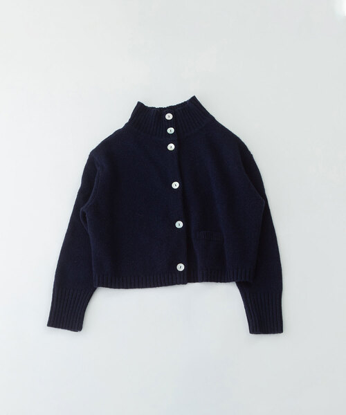 nop de nod(ノップドゥノッド)の「シェットランドウールショート2wayセーター(カーディガン/ボレロ・レディース・アイボリー/ネイビー/レッド/グリーン・M)」の8枚目の写真