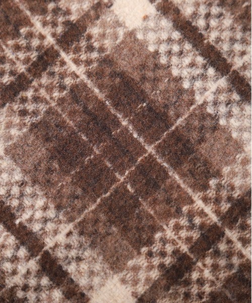 AMELY(エミリー)の「フリンジラップ風 チェック柄ワンピース(ワンピース・レディース・カーキ/ベージュ・L/M)」の9枚目の写真