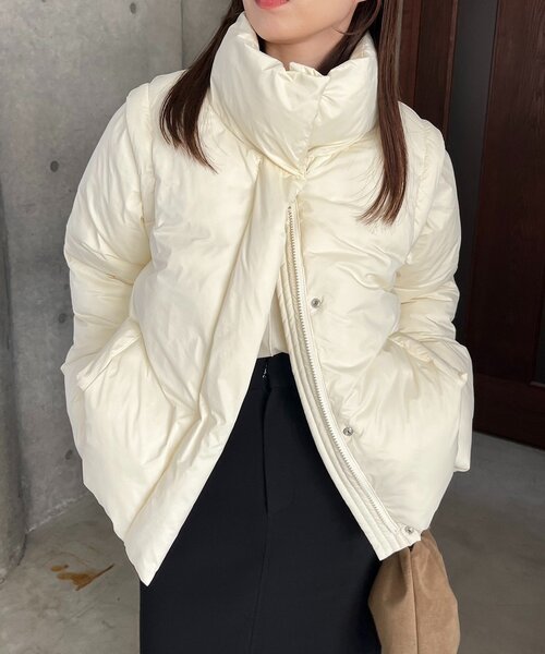 CAPRICIEUX LE'MAGE（カプリシューレマージュ）の「2WAY中綿パフ