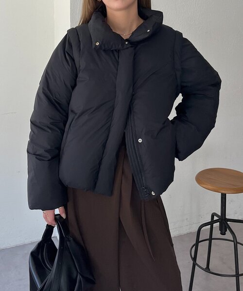 CAPRICIEUX LE'MAGE（カプリシューレマージュ）の「2WAY中綿パフ