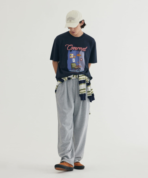 COVERNAT(カバーナット)の「Cロゴワイドスウェットパンツ ブラック(スウェットパンツ・レディース・その他・X-SMALL/SMALL/MEDIUM/LARGE/X-LARGE/XX-LARGE)」の3枚目の写真
