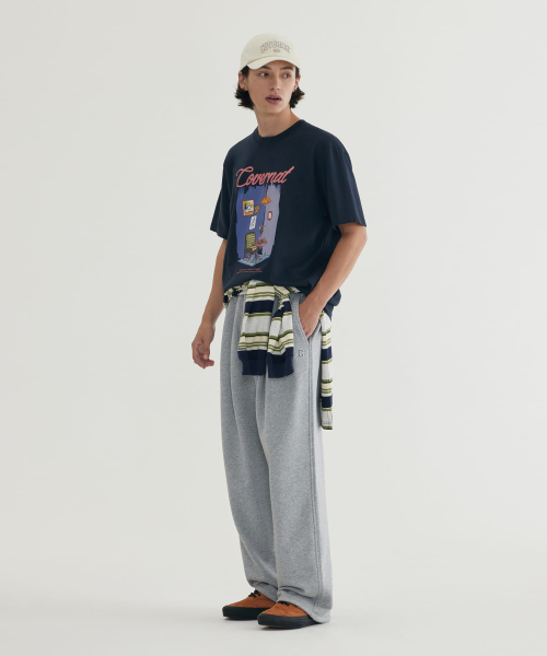 COVERNAT(カバーナット)の「Cロゴワイドスウェットパンツ ブラック(スウェットパンツ・レディース・その他・X-SMALL/SMALL/MEDIUM/LARGE/X-LARGE/XX-LARGE)」の4枚目の写真