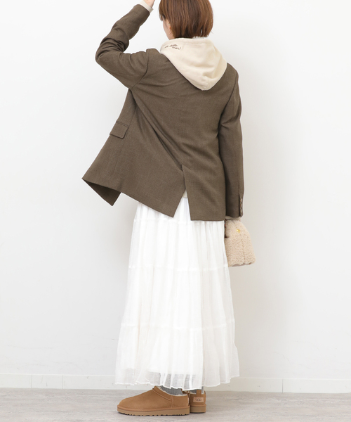 JOURNAL STANDARD relume（ジャーナルスタンダード　レリューム）の「《WEB＋一部店舗限定》別注【HOLIDAYS COMFORT】フ―ディースウェット（パーカー・レディース・ネイビー/カーキ/アイボリー・FREE）」の7枚目の写真