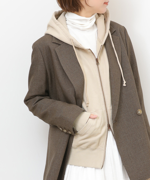 JOURNAL STANDARD relume（ジャーナルスタンダード　レリューム）の「《WEB＋一部店舗限定》別注【HOLIDAYS COMFORT】フ―ディースウェット（パーカー・レディース・ネイビー/カーキ/アイボリー・FREE）」の8枚目の写真