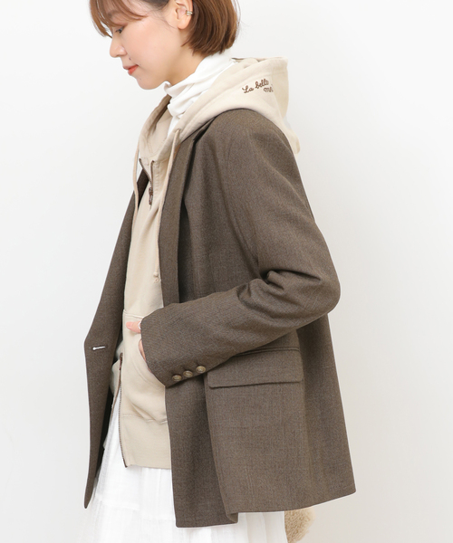 JOURNAL STANDARD relume（ジャーナルスタンダード　レリューム）の「《WEB＋一部店舗限定》別注【HOLIDAYS COMFORT】フ―ディースウェット（パーカー・レディース・ネイビー/カーキ/アイボリー・FREE）」の10枚目の写真