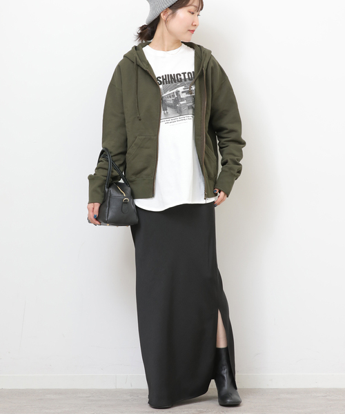 JOURNAL STANDARD relume（ジャーナルスタンダード　レリューム）の「《WEB＋一部店舗限定》別注【HOLIDAYS COMFORT】フ―ディースウェット（パーカー・レディース・ネイビー/カーキ/アイボリー・FREE）」の12枚目の写真