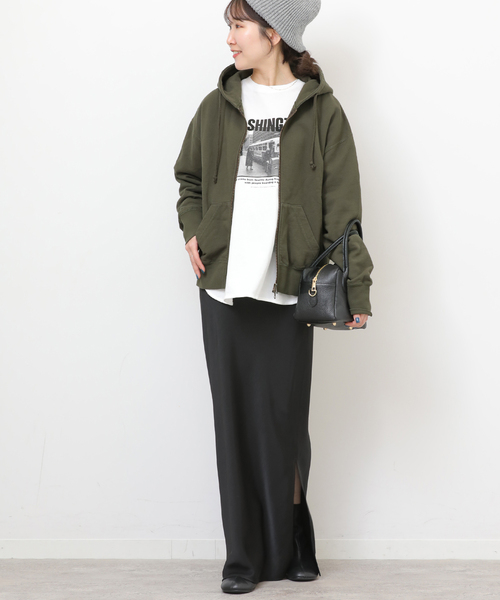 JOURNAL STANDARD relume（ジャーナルスタンダード　レリューム）の「《WEB＋一部店舗限定》別注【HOLIDAYS COMFORT】フ―ディースウェット（パーカー・レディース・ネイビー/カーキ/アイボリー・FREE）」の13枚目の写真