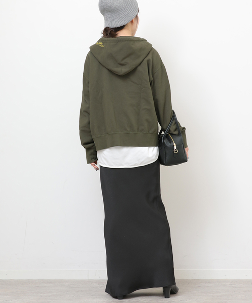 JOURNAL STANDARD relume（ジャーナルスタンダード　レリューム）の「《WEB＋一部店舗限定》別注【HOLIDAYS COMFORT】フ―ディースウェット（パーカー・レディース・ネイビー/カーキ/アイボリー・FREE）」の16枚目の写真