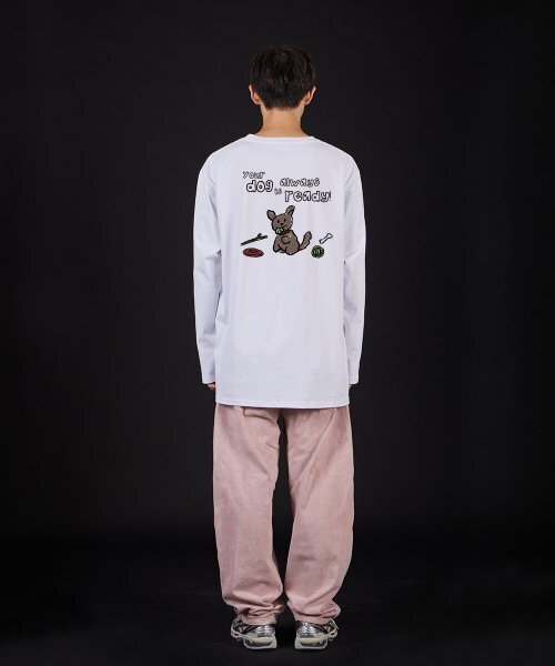 ASTRAL PROJECTION(アストラルプロジェクション)の「ドゥドゥルパピー オーバーサイズ ロングスリーブTシャツ_ホワイト(Tシャツ/カットソー・メンズ・その他・LARGE/MEDIUM/X-LARGE/XX-LARGE)」の7枚目の写真
