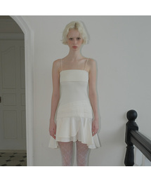 CURETTY（キュリティ）の「C RUFFLE SLEEVELESS DRESS_IVORY（ワンピース）」