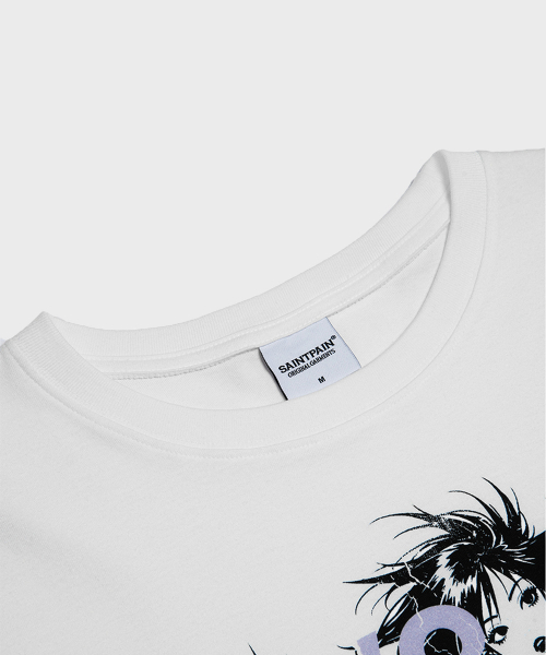 SAINTPAIN（セイントペイン）の「[セイントペイン x チェイパンク] ダンシングガールロングスリーブホワイト（Tシャツ/カットソー・レディース・その他・LARGE/MEDIUM）」の4枚目の写真