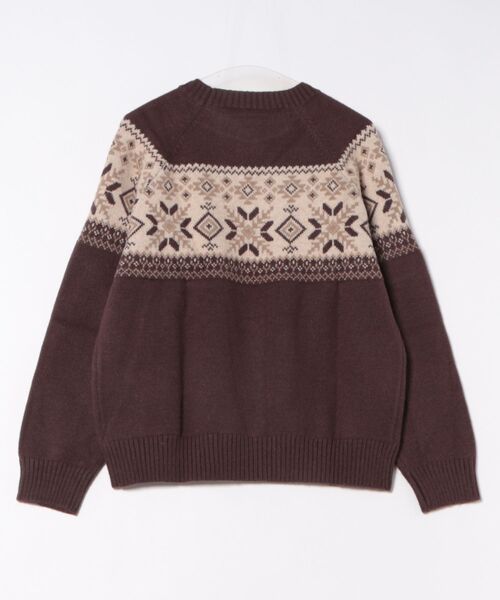 S'more(スモア)の「S'more nordic sweater (AW)(ニット/セーター・レディース・ブラウン/ベージュ・SMALL/MEDIUM/LARGE/X-LARGE)」の3枚目の写真