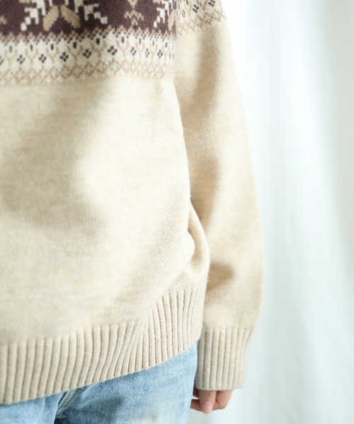 S'more(スモア)の「S'more nordic sweater (AW)(ニット/セーター・レディース・ブラウン/ベージュ・SMALL/MEDIUM/LARGE/X-LARGE)」の20枚目の写真
