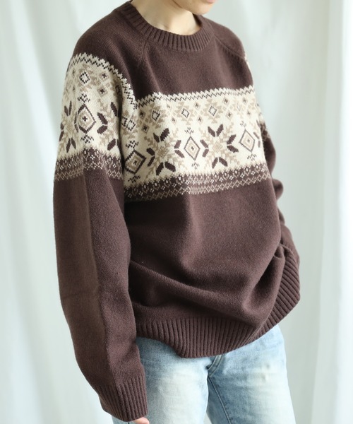 S'more(スモア)の「S'more nordic sweater (AW)(ニット/セーター・レディース・ブラウン/ベージュ・SMALL/MEDIUM/LARGE/X-LARGE)」の10枚目の写真