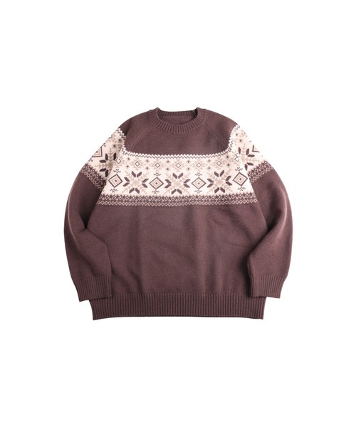 S'more(スモア)の「S'more nordic sweater (AW)(ニット/セーター・レディース・ブラウン/ベージュ・SMALL/MEDIUM/LARGE/X-LARGE)」の21枚目の写真