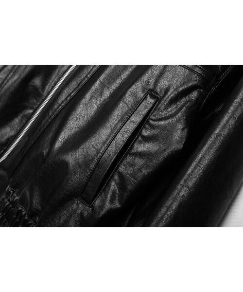 BASEMOMENT(ベースモーメント)の「レザー バイカージャケット ブラック(ライダースジャケット・レディース・その他・LARGE/MEDIUM)」の8枚目の写真