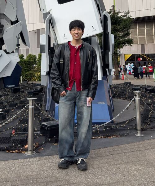 BASEMOMENT(ベースモーメント)の「レザー バイカージャケット ブラック(ライダースジャケット・レディース・その他・LARGE/MEDIUM)」の5枚目の写真
