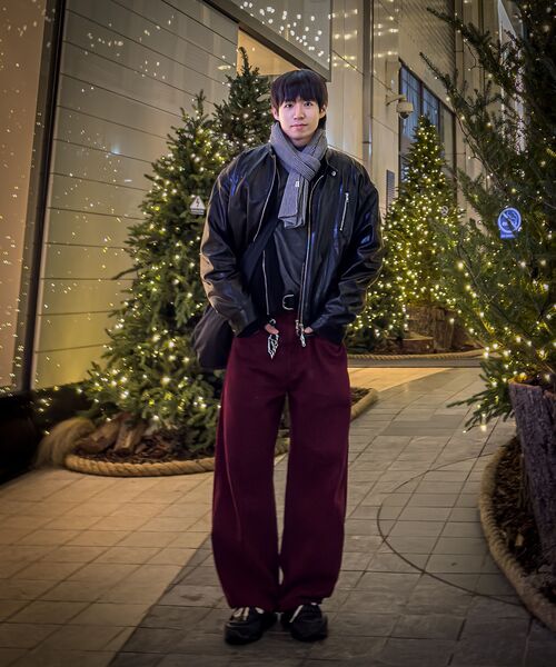 BASEMOMENT(ベースモーメント)の「レザー バイカージャケット ブラック(ライダースジャケット・レディース・その他・LARGE/MEDIUM)」の3枚目の写真