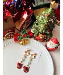 【MUURABBTI】クリスマス手袋イヤリング(MA)