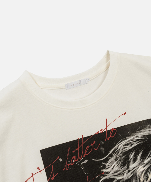 VASTIC（バスティック）の「コットンバンドグラフィックTシャツ_アイボリー（Tシャツ/カットソー・メンズ・その他・MEDIUM/X-LARGE/LARGE）」の3枚目の写真