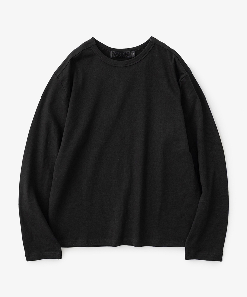 VASTIC(バスティック)の「ショルダーラインロングスリーブ_ブラック(Tシャツ/カットソー・メンズ・ブラック・MEDIUM/LARGE/X-LARGE)」の2枚目の写真