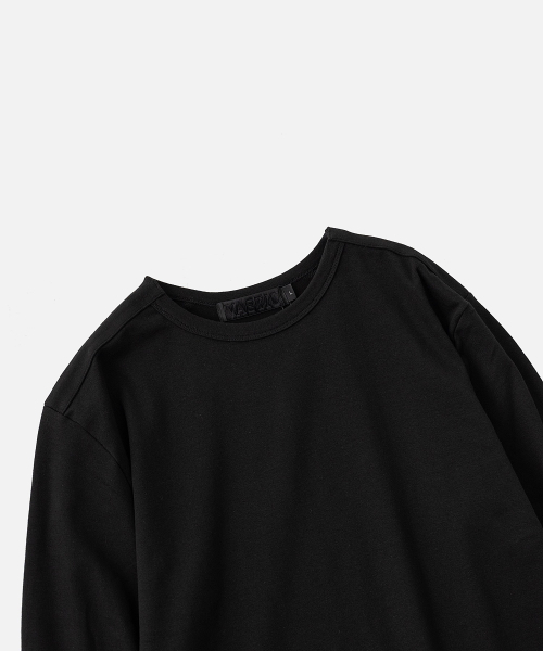 VASTIC(バスティック)の「ショルダーラインロングスリーブ_ブラック(Tシャツ/カットソー・メンズ・ブラック・MEDIUM/LARGE/X-LARGE)」の4枚目の写真