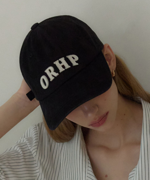 OURHOPE(アワーホープ)の「ORHP Vintage Washed Ball Cap - Black(キャップ)」 - WEAR
