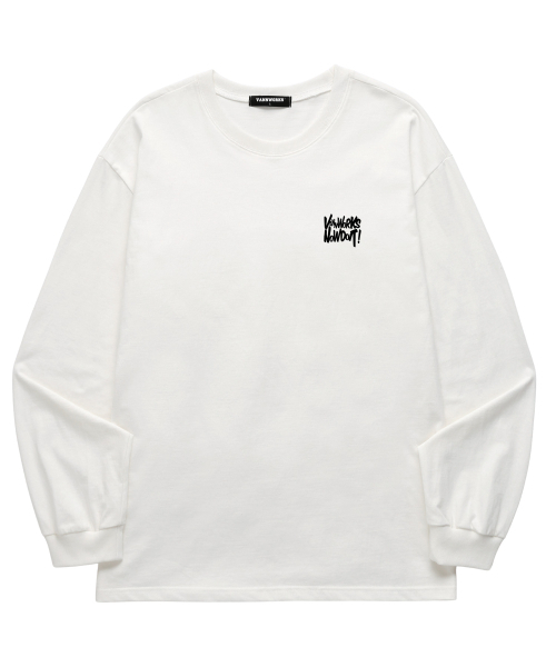 VANNWORKS（バンワークス）の「NOW DOIT ロングスリーブ (VLS0082) ホワイト（Tシャツ/カットソー・レディース・その他・X-LARGE/XX-LARGE/SMALL/MEDIUM/LARGE）」の2枚目の写真