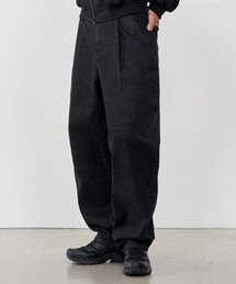 バルーンフィットデニムパンツ [ウォッシュドブラック]