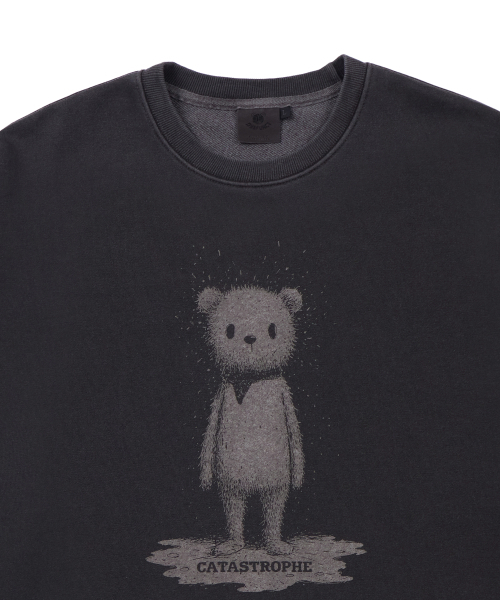DYSFUNCT（ディスファンクト）の「CATASTROPHE PIGMENT SWEATSHIRT(CHARCOAL)（スウェット・レディース・その他・MEDIUM）」の3枚目の写真
