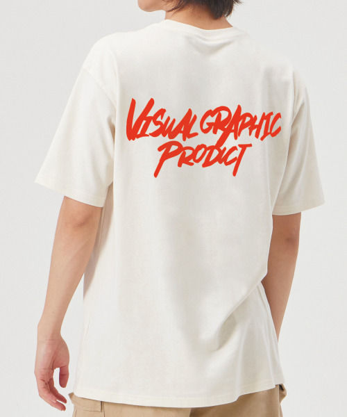 BY.L（バイエル）の「グラフィティロゴ半袖Tシャツクリームレッド（Tシャツ/カットソー・メンズ・その他・MEDIUM/LARGE/X-LARGE）」の4枚目の写真