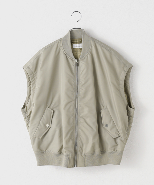 Spick & Span（スピックアンドスパン）の「《WEB限定》upper hights/アッパーハイツ THE U-2 VEST（その他アウター・レディース・ライトグレー/ホワイト系その他/ブラック/カーキ・1）」の3枚目の写真