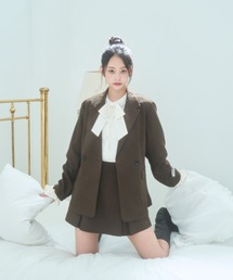 Lallana(�����[�i)��Lame coco tailored jacket/�����R�R�e�[���[�h�W���P�b�g(�e�[���[�h�W���P�b�g)