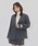 Lallana�i�����[�i�j�́uLame coco tailored jacket/�����R�R�e�[���[�h�W���P�b�g�i�e�[���[�h�W���P�b�g�j�v�b�O���[